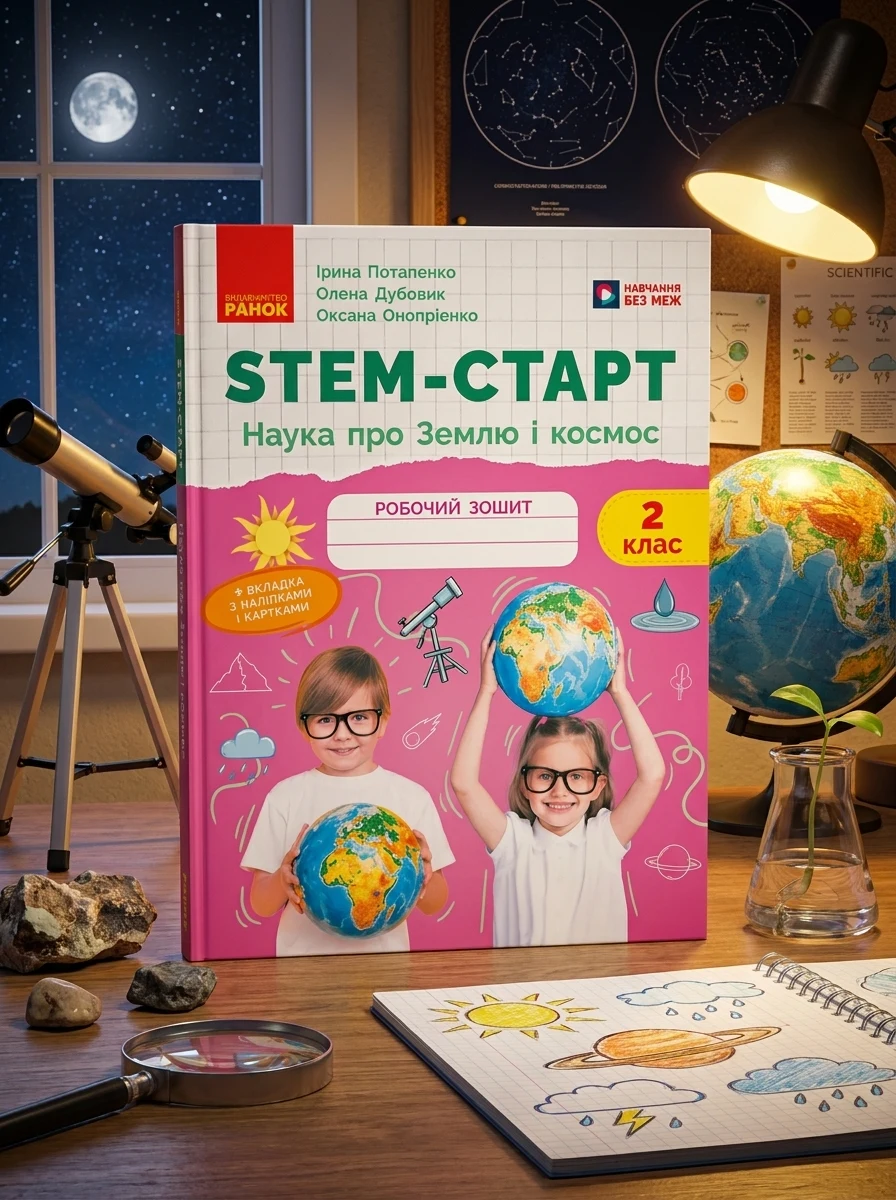 STEM-старт. 2 клас. Наука про Землю та космос. Робочий зошит