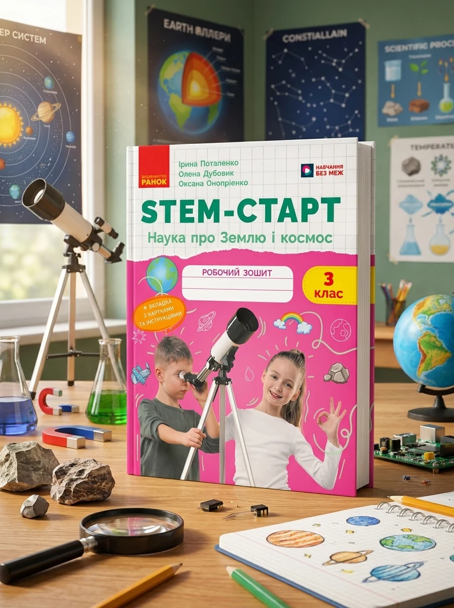 STEM-старт. 3 клас. Наука про Землю та космос. Рбочий зошит