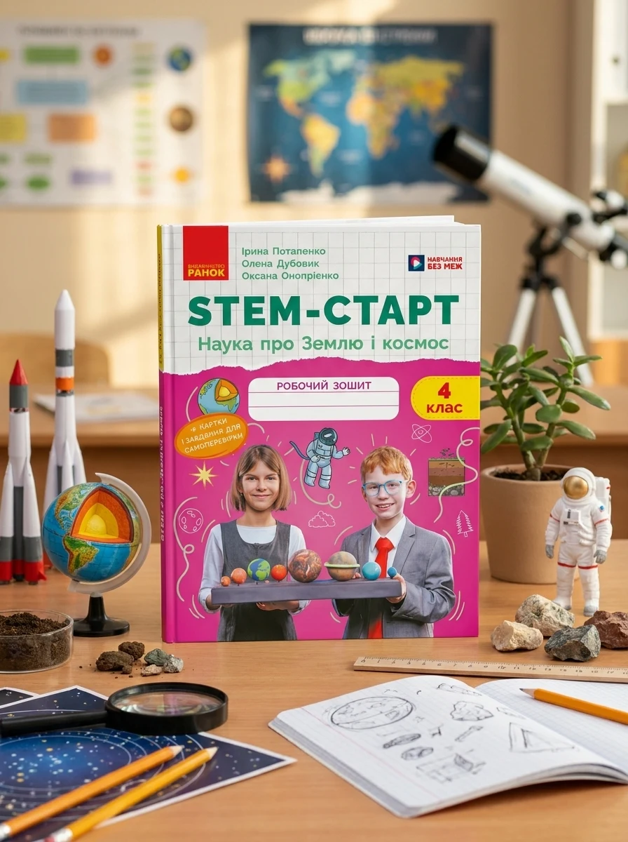 STEM-старт. 4 клас. Робочий зошит. Наука про Землю та космос — Дитяча література