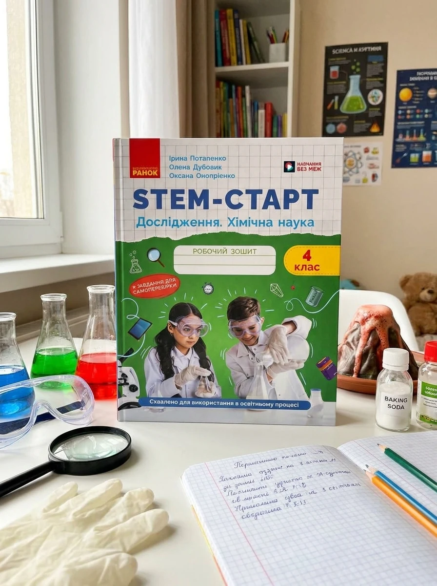STEM-Старт. Дослідження. 4 клас. Хімічна наука. Робочий зошит — Дитяча література