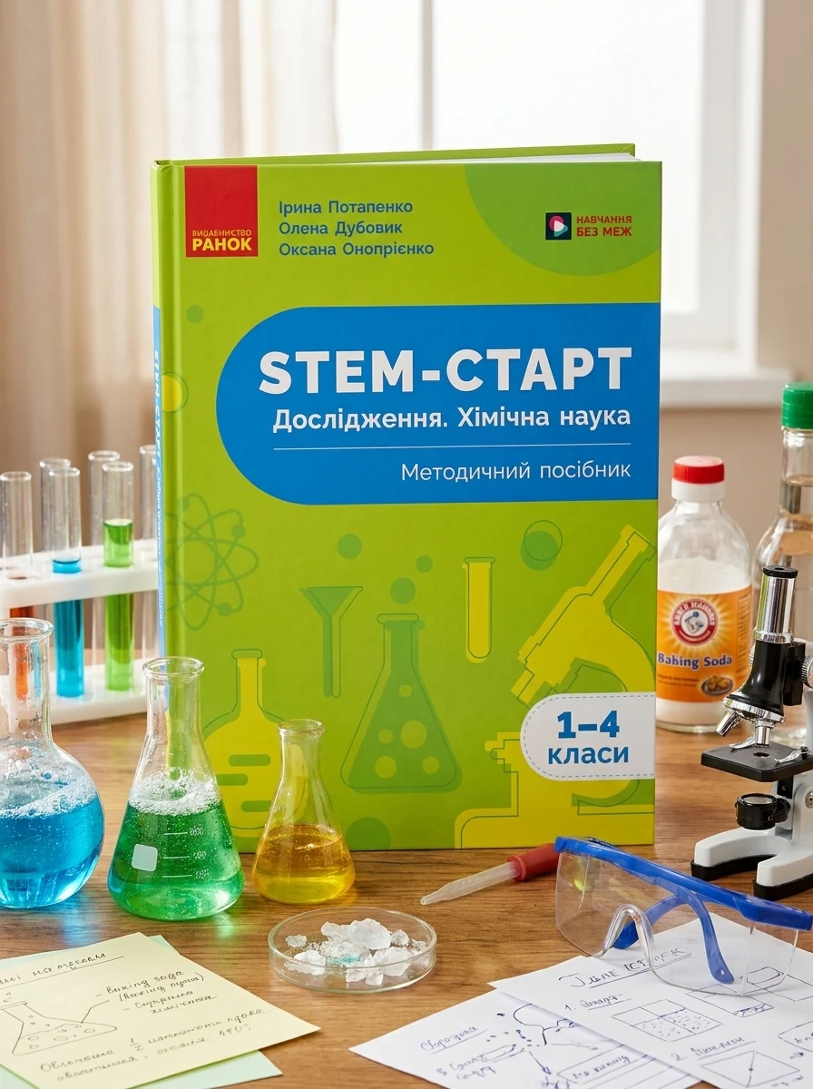 STEM-старт. Дослідження. Хімічна наука. 1-4 класи. Методичний посібник — Дитяча література