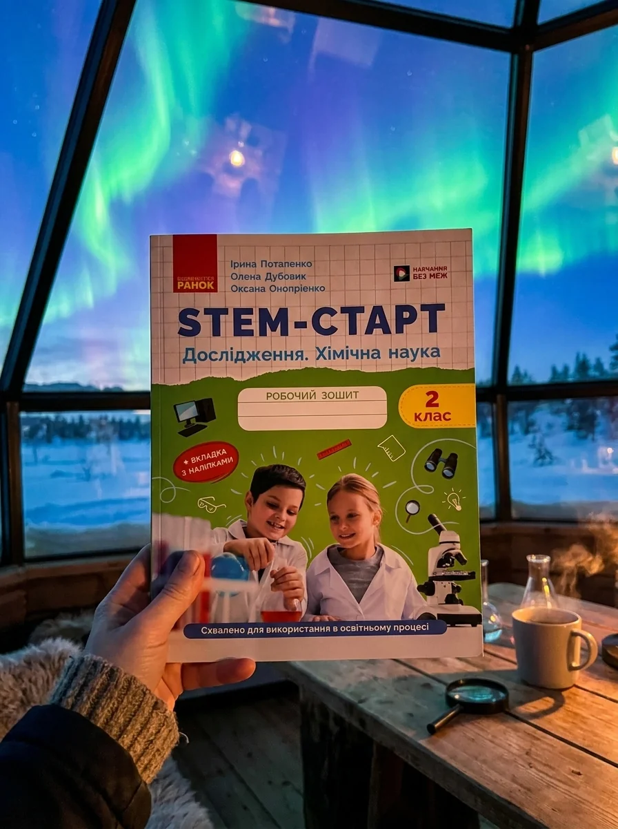 STEM-Старт. Дослідження. Хімічна наука. 2 клас. Робочий зошит — Ірина Потапенко, обкладинка