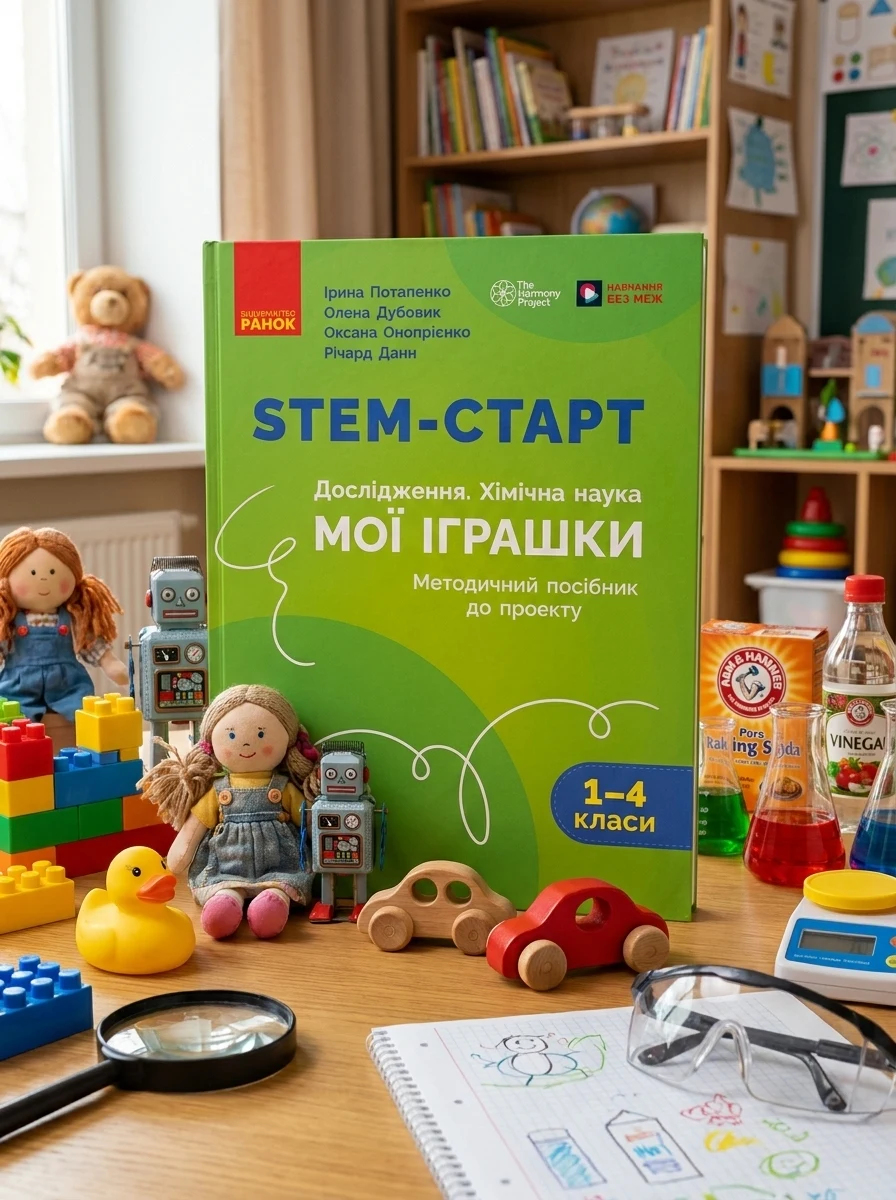 STEM-старт. Дослідження. Хімічна наука. Проєкт «Мої іграшки». 1–4 класи. Методичний посібник — Дитяча література