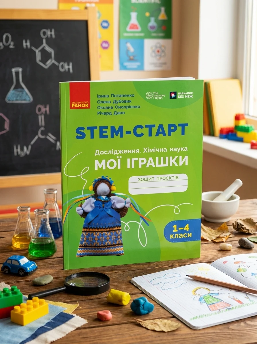 STEM-старт. Дослідження. Хімічна наука. Проєкт «Мої іграшки». 1–4 класи. Зошит проєктів — Дитяча література