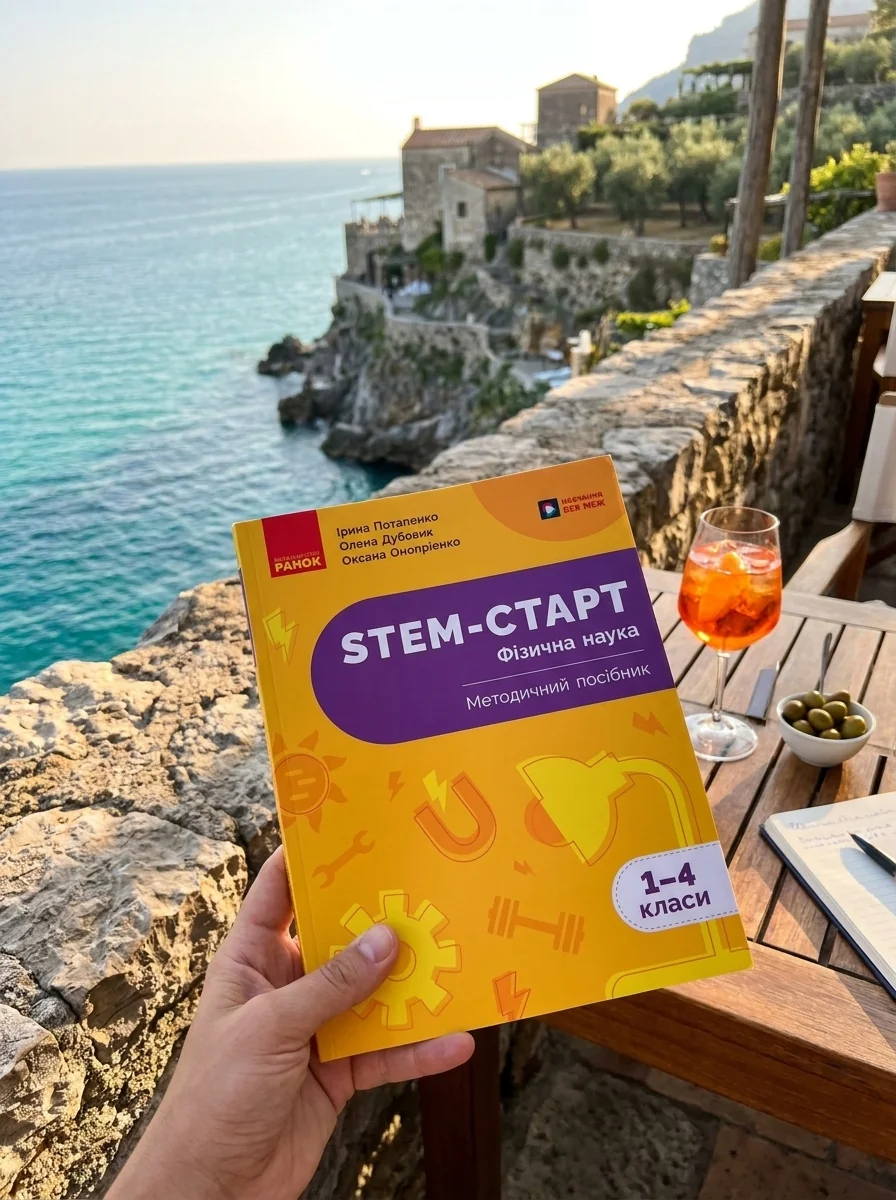 STEM-Старт. Фізична наука. 1-4 класи. Методичний посібник — Ірина Потапенко, обкладинка