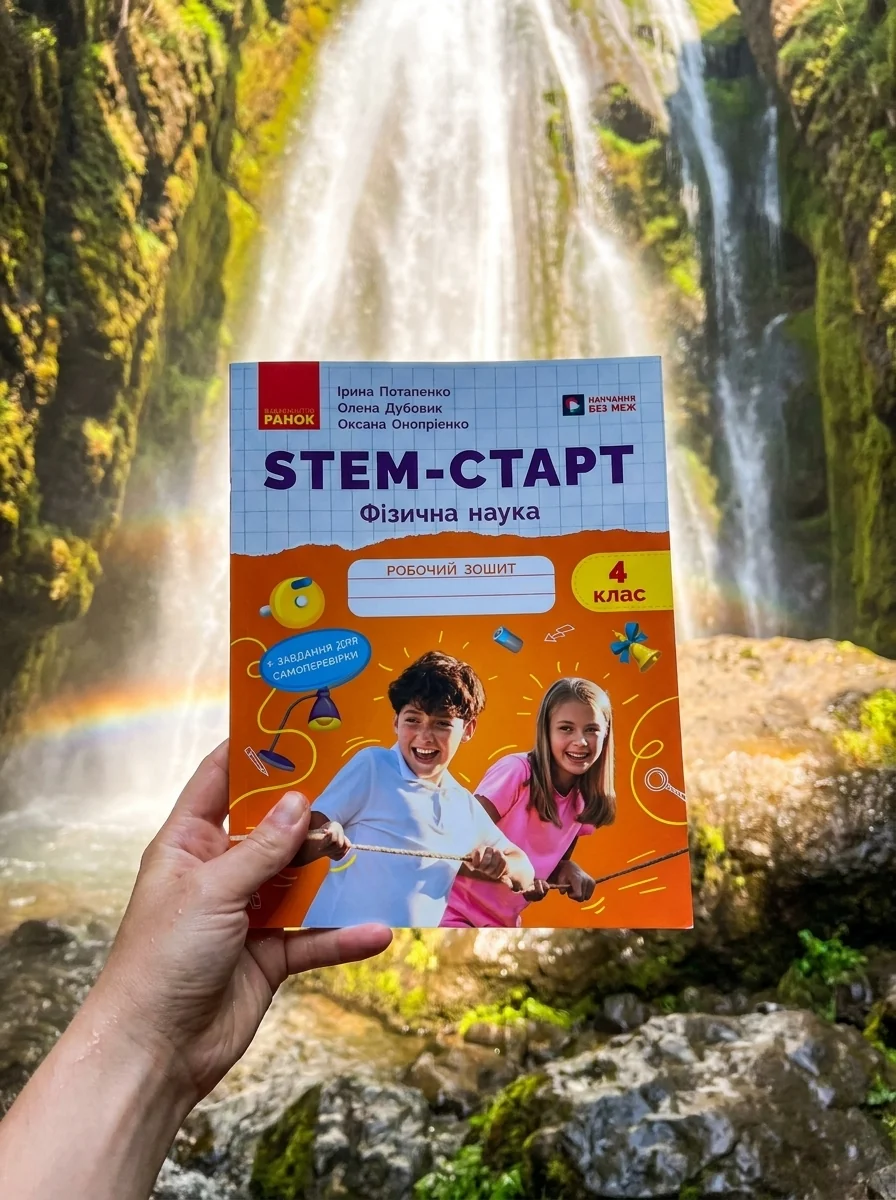 STEM-Старт. Фізична наука. 4 клас. Робочий зошит — Ірина Потапенко, обкладинка