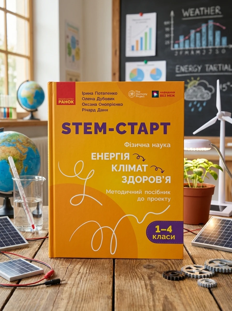 STEM-Старт. Фізична наука. "Енергія. Клімат. Здоров'я". Методичний посібник. 1-4 класи — Дитяча література