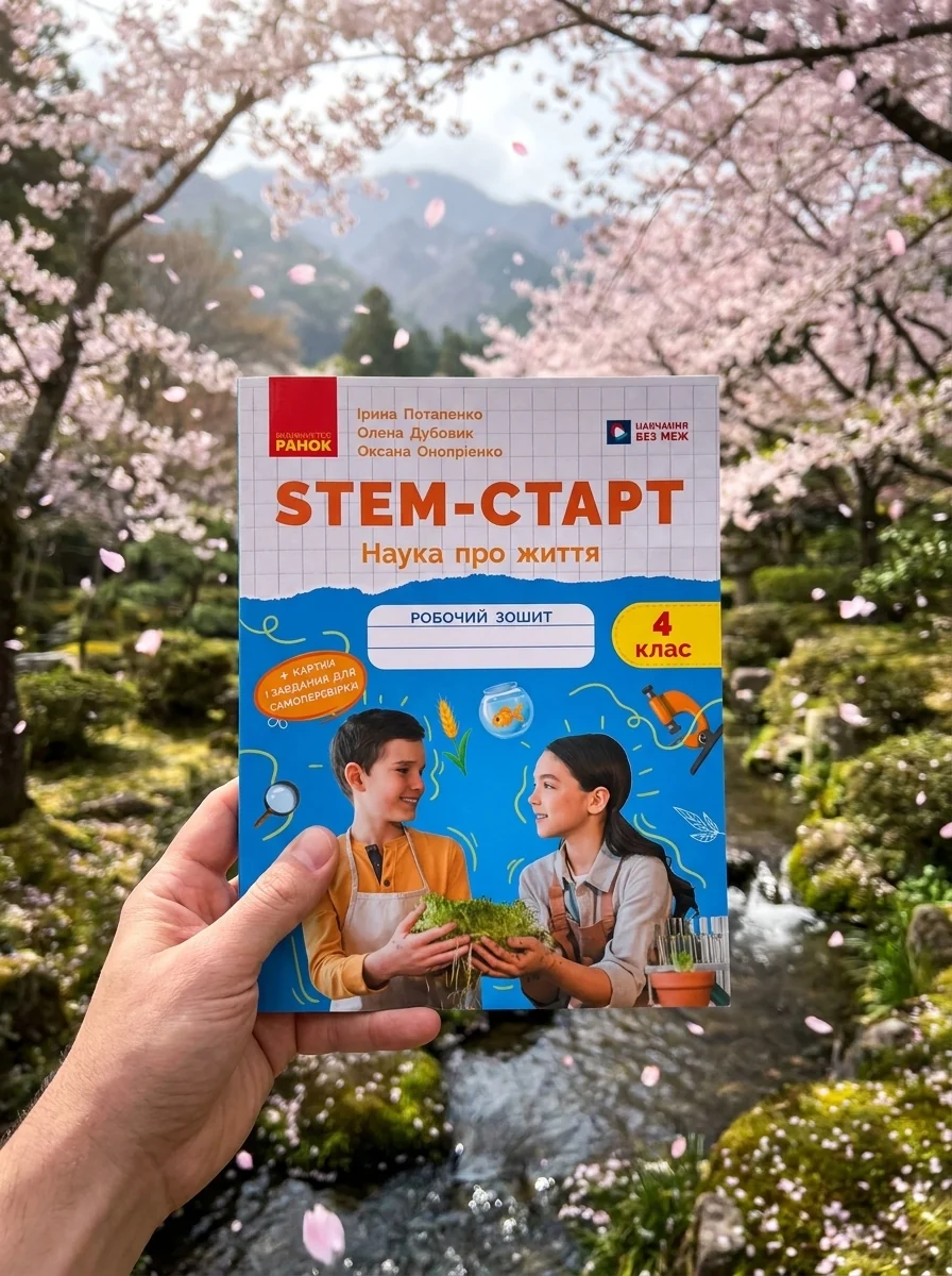 STEM-Старт. Наука про життя. Робочий зошит. 4 клас — Ірина Потапенко, обкладинка