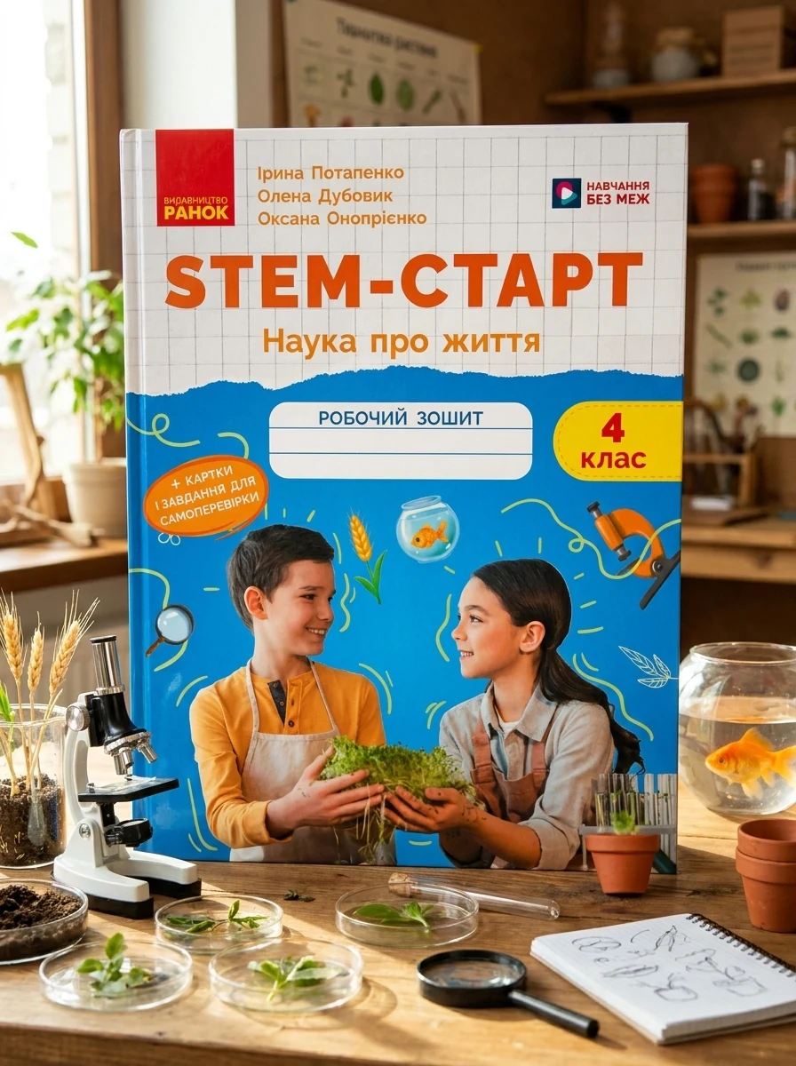 STEM-Старт. Наука про життя. Робочий зошит. 4 клас — Дитяча література