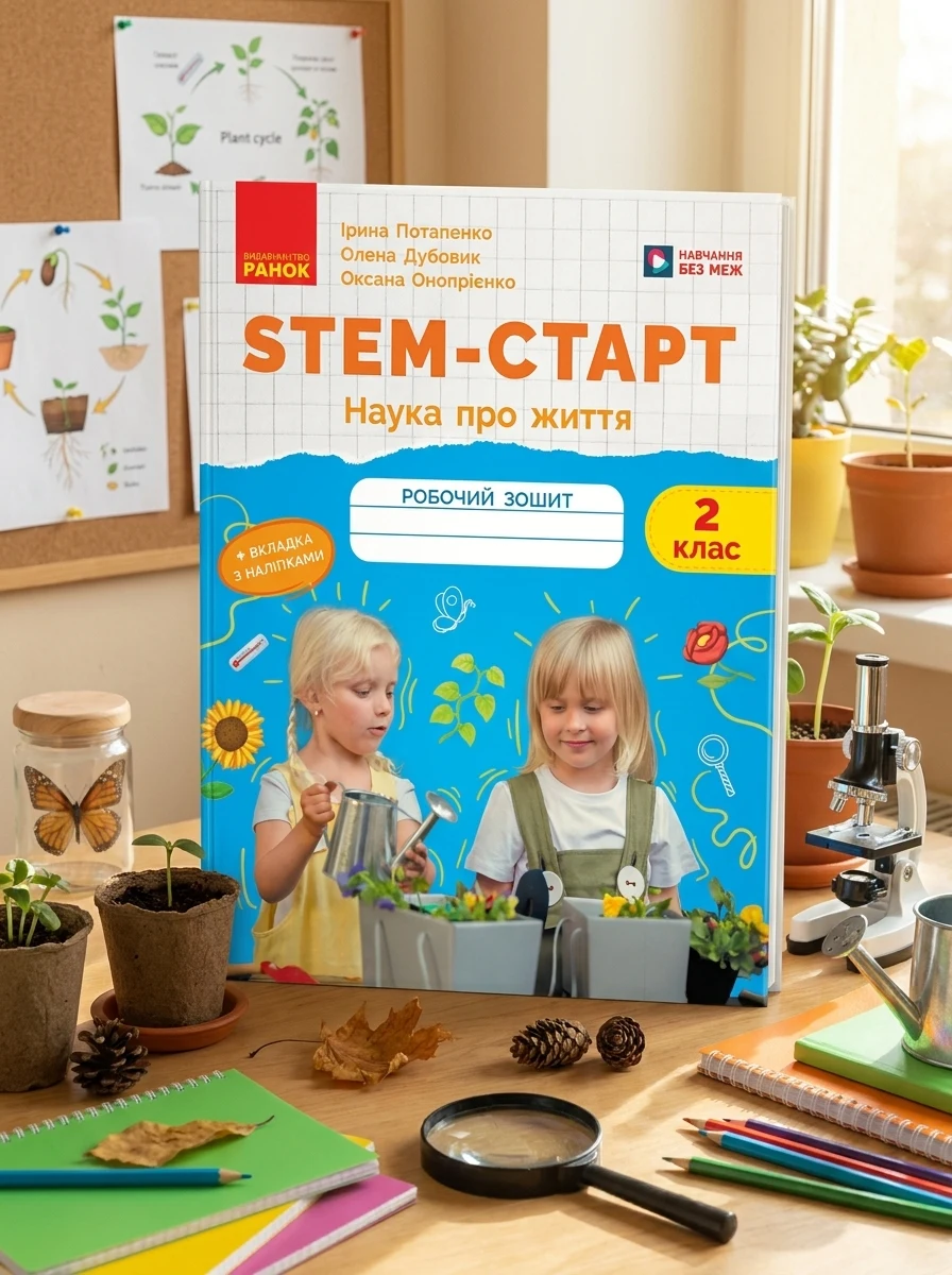 STEM-Старт. Зошит для учня. Наука про життя. 2 клас — Вивчення мов