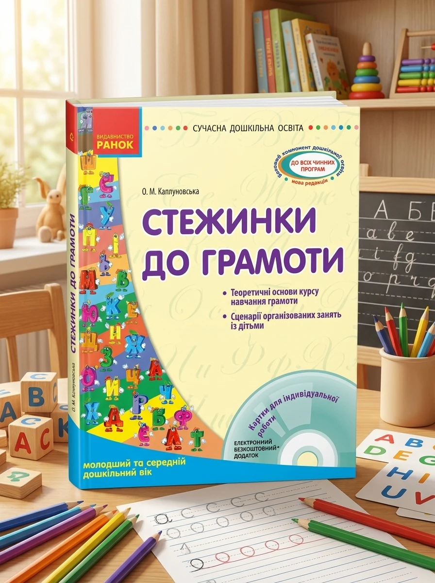 Стежинки до грамоти. Молодший та середній дошкільний вік — Вивчення мов