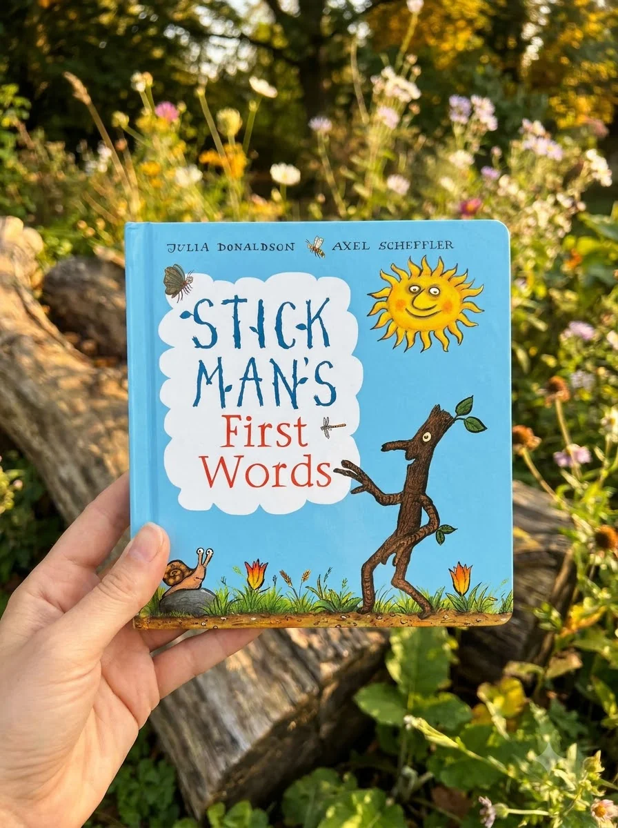 Stick Man's First Words — Джулія Дональдсон, обкладинка