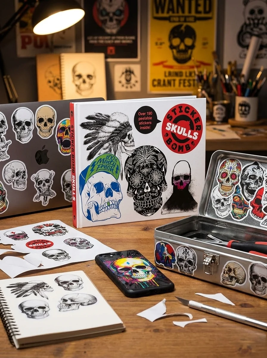 Stickerbomb Skulls — Комікси та манґи