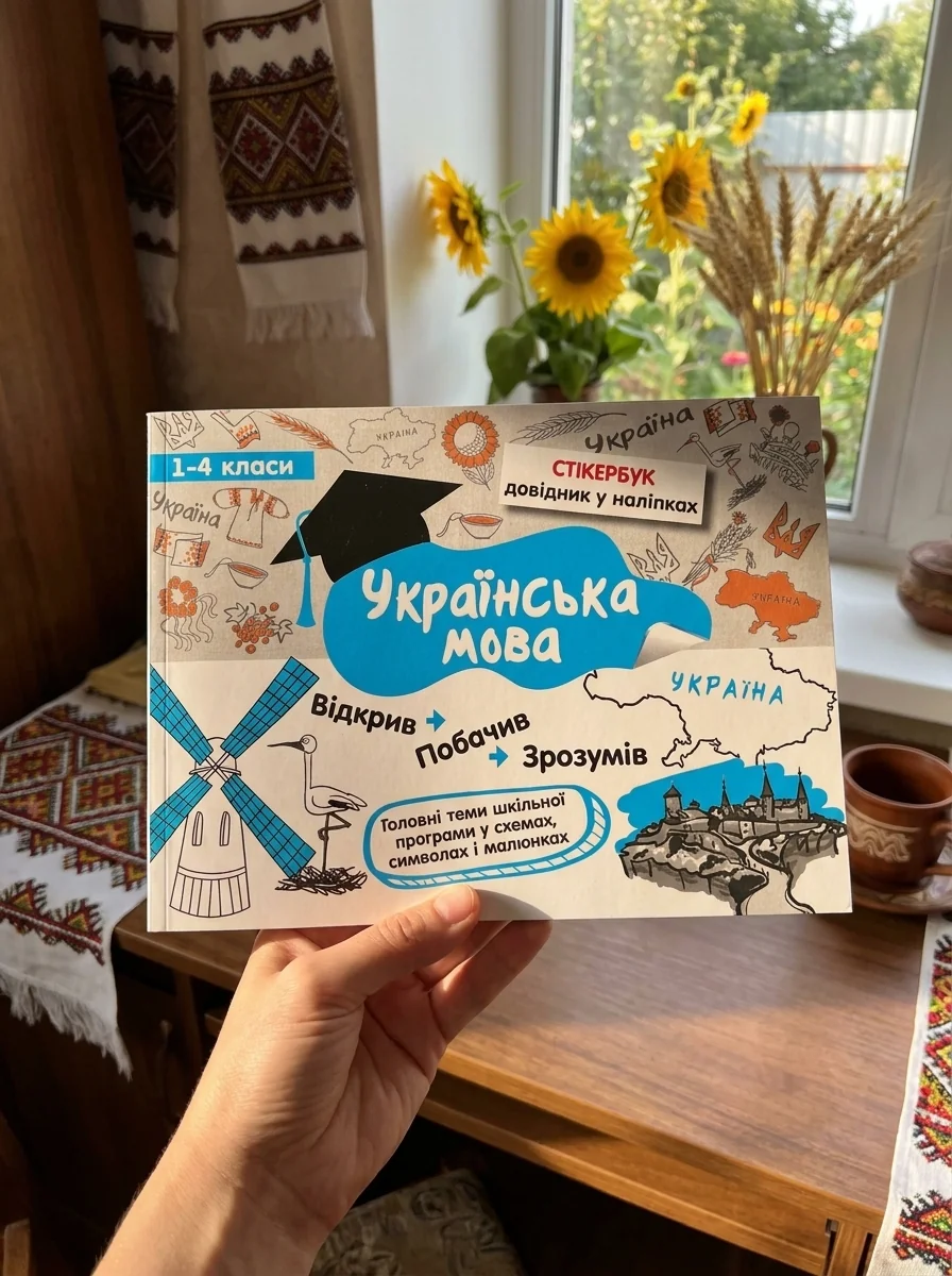 Стікербук. Українська мова. 1-4 клас — Книги для школи