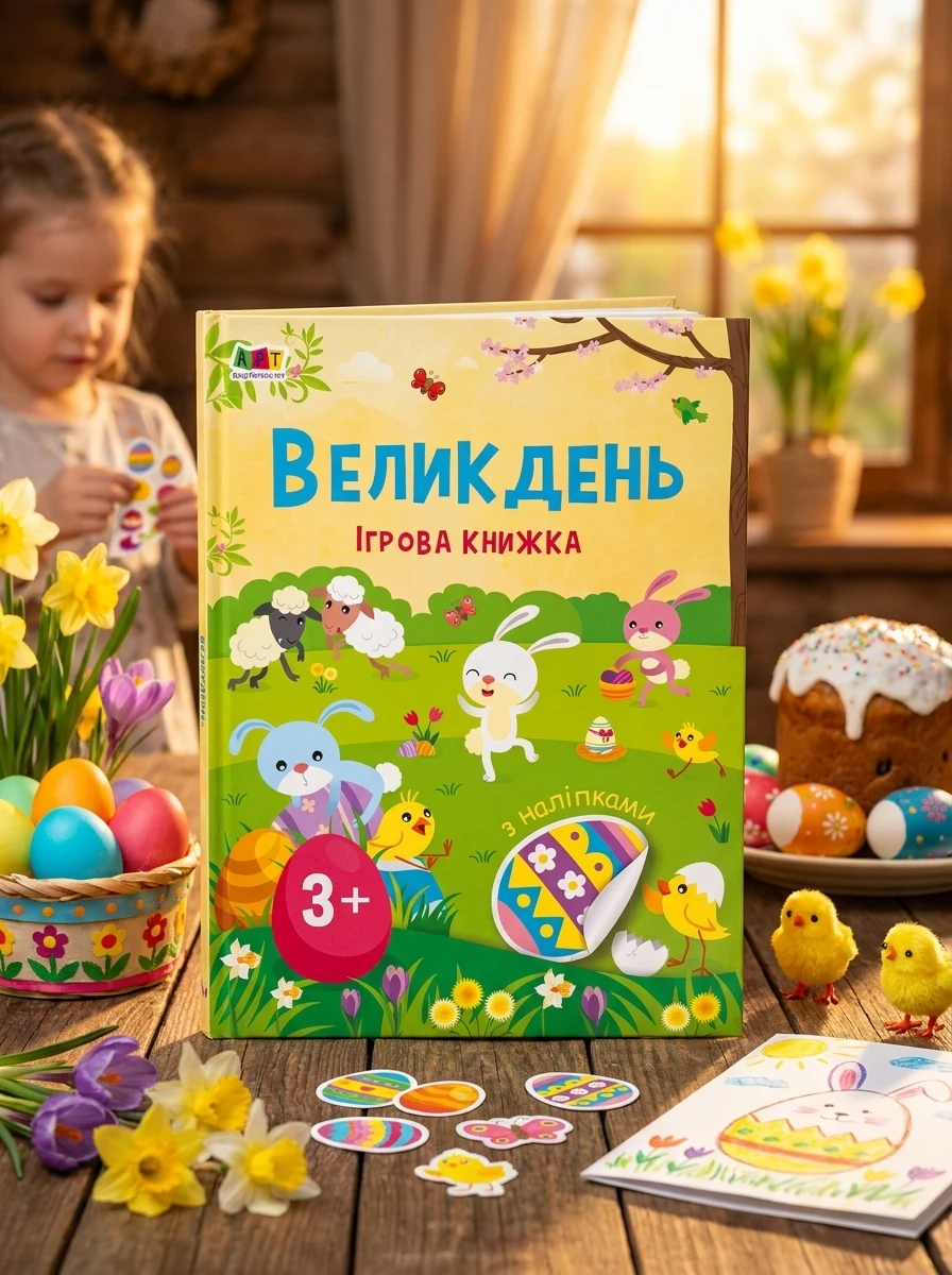 Стікербук: Великдень. Ігрова книжка з наліпками — фото 2