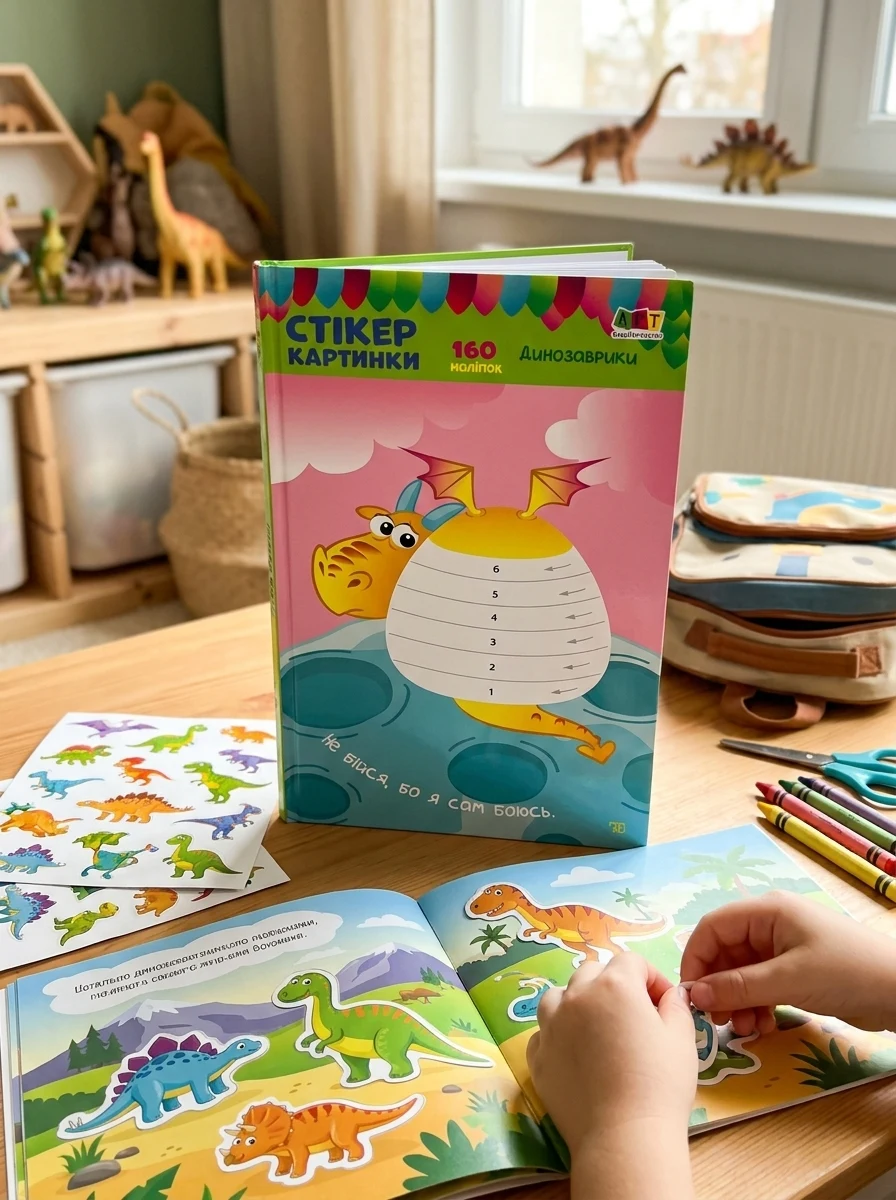 Стікеркартинки: Динозаврики — фото 2