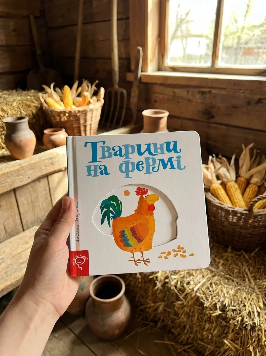 Сторінки-цікавинки. Тварини на фермі — Дитячі подарункові книги