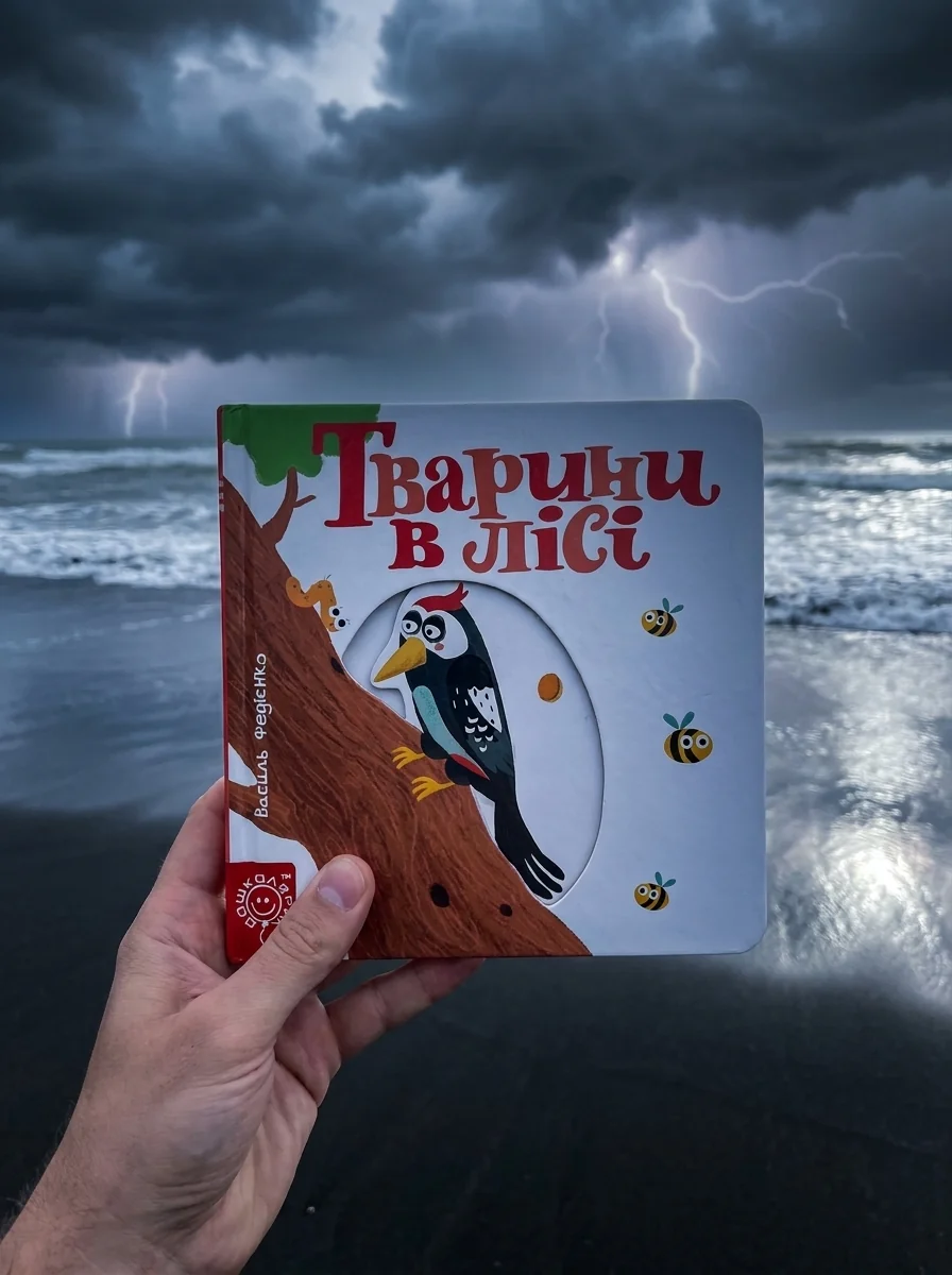 Сторінки-цікавинки. Тварини в лісі — Дитячі подарункові книги