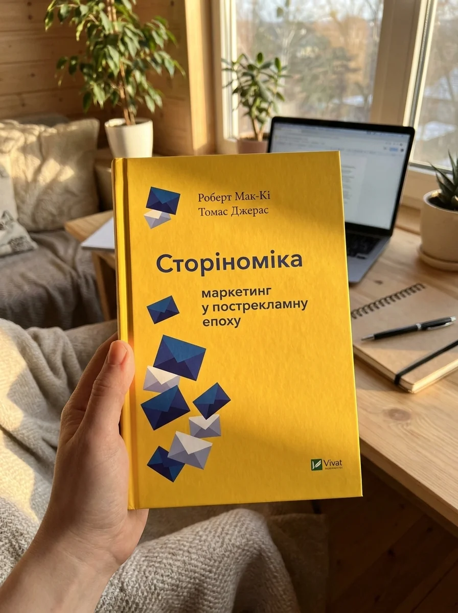 Сторіноміка маркетинг у пострекламну епоху — Роберт Мак-Кі, обкладинка