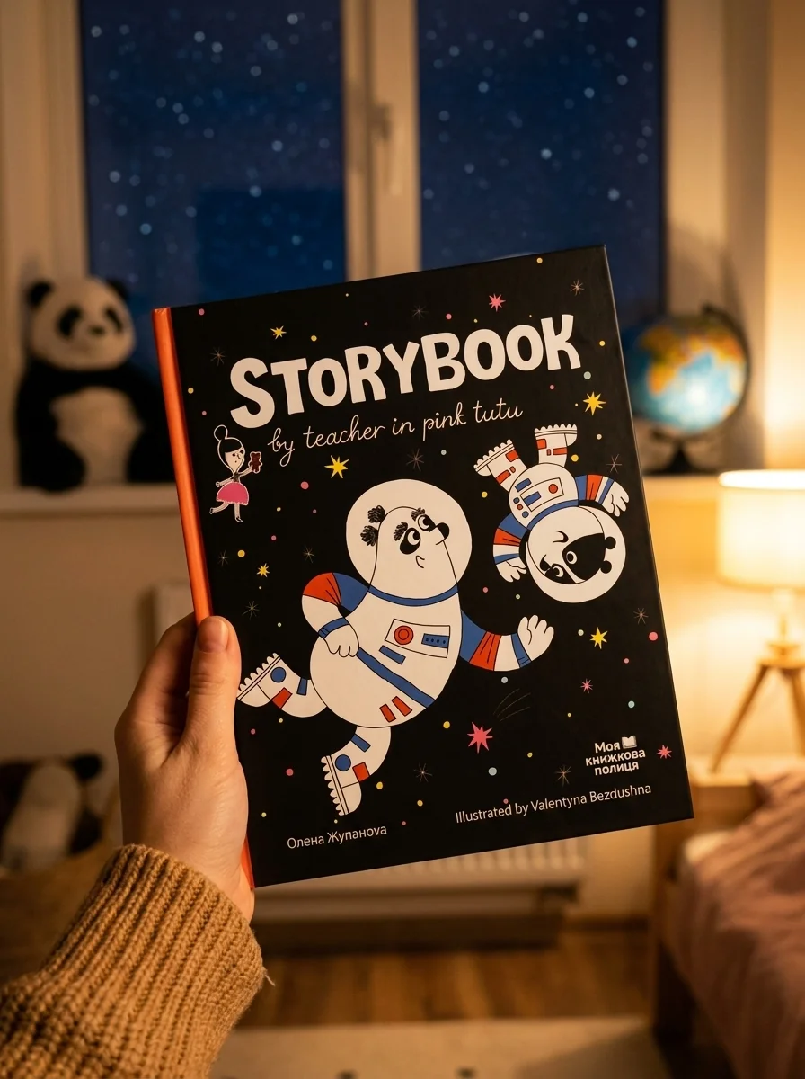 Storybook by teacher in pink tutu | купити книгу онлайн