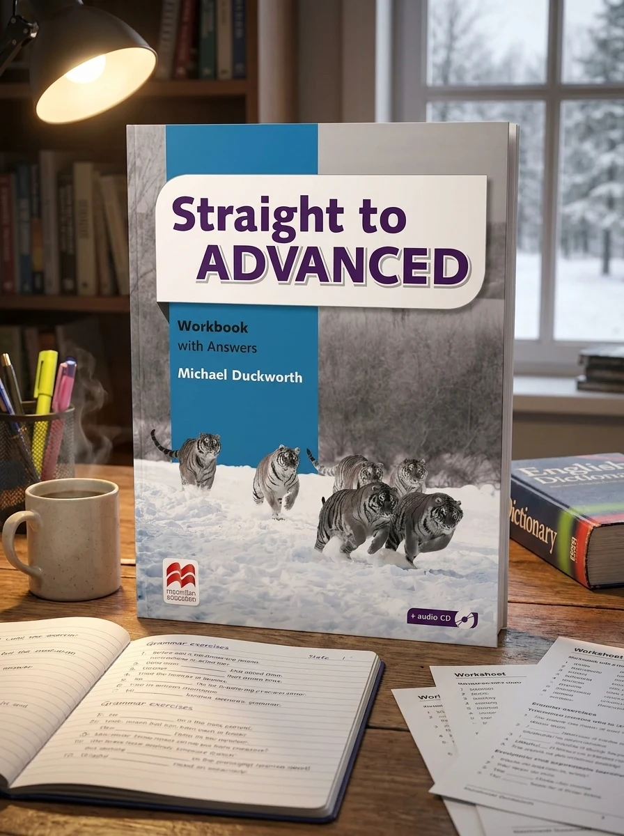 Straight to Advanced Workbook with Answers — Майкл Дакворт, обкладинка