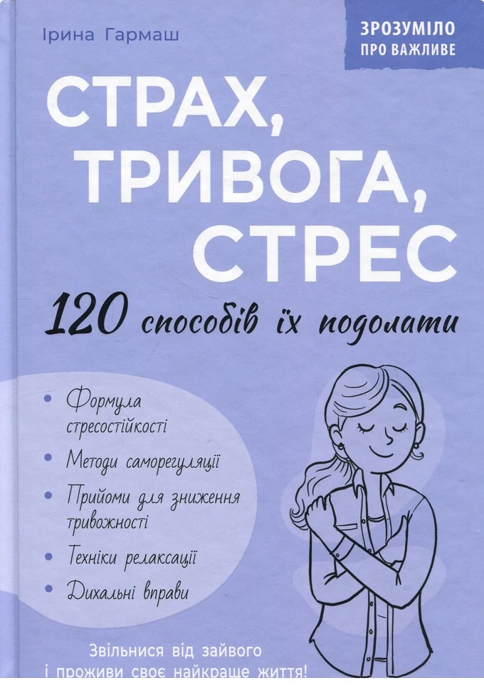 Страх, тривога, стрес. 120 способів їх подолати