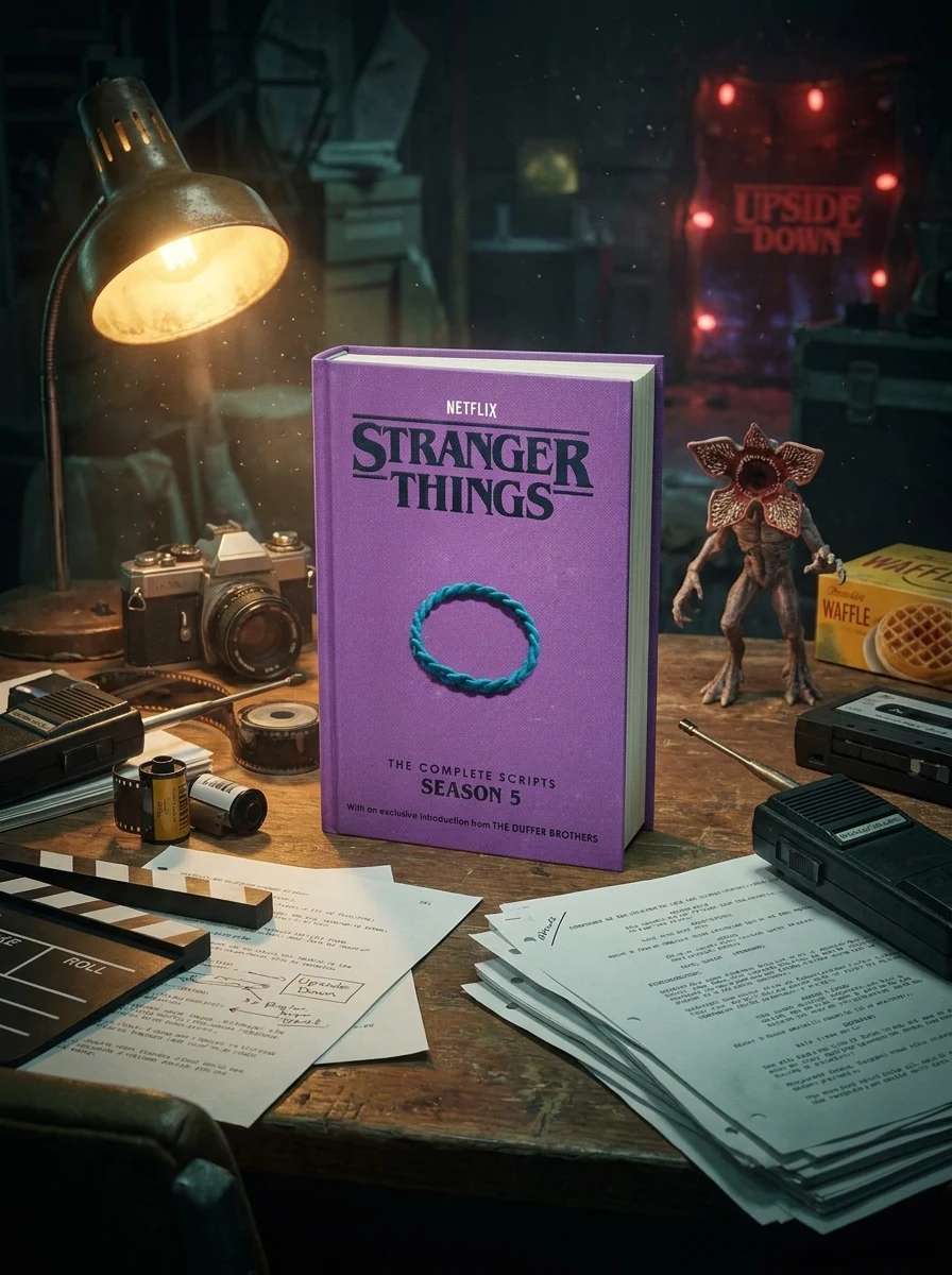 Stranger Things. The Complete Scripts, Season 5 — Брати Даффер, обкладинка