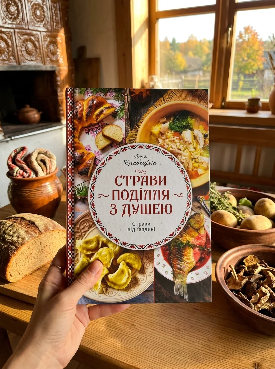 Страви Поділля з душею — Кравецька Леся, обкладинка