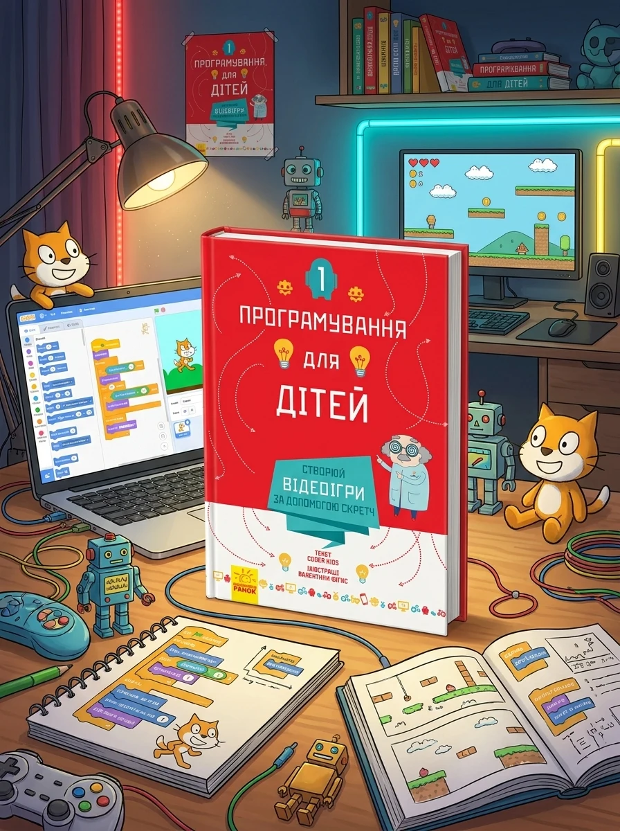 Створюй відеоігри за допомогою Скретч. Програмування для дітей — Дитяча література