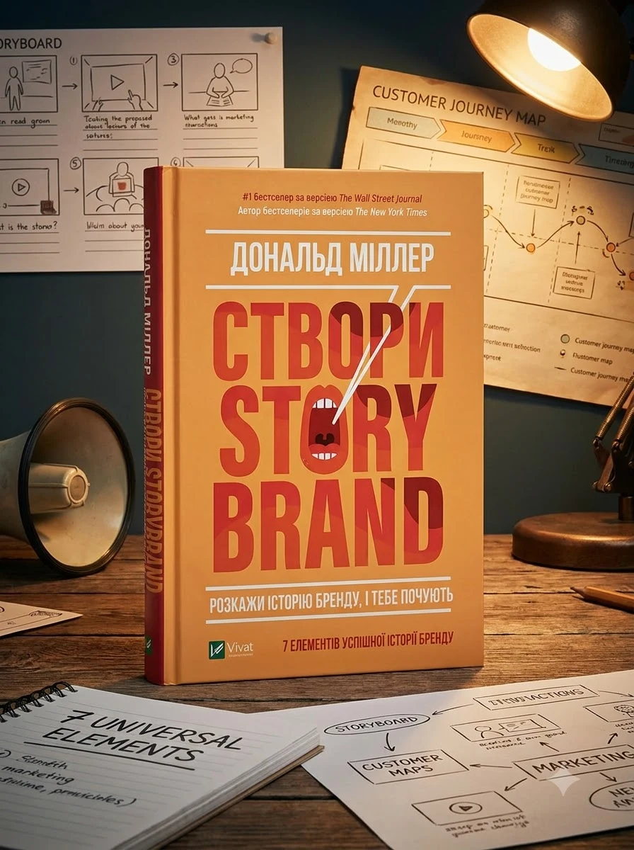 Створи StoryBrand. Розкажи історію бренду, і тебе почують — Бізнес. Економіка. Право
