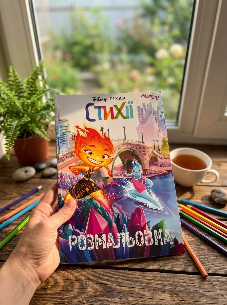 Стихії. Розмальовка — Дитяча література