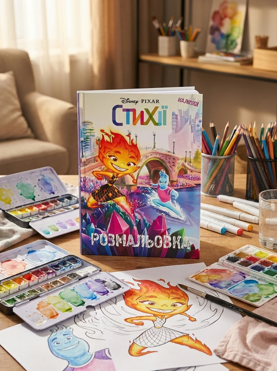 Стихії. Розмальовка, — Дитяча література