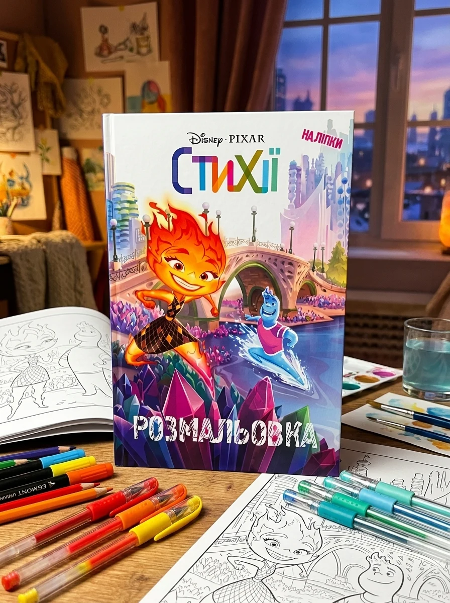 Стихії. Розмальовка, — Дитяча література