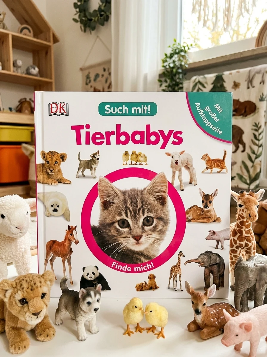 Such mit. Tierbabys, обкладинка