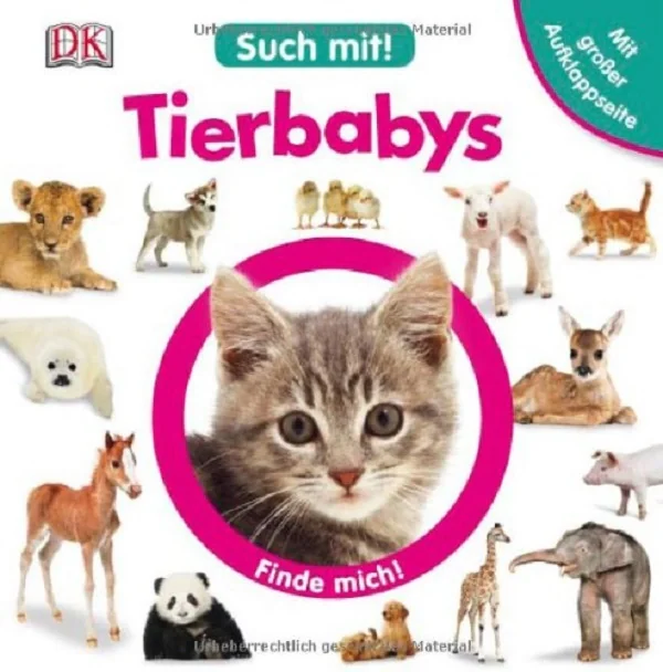 Such mit. Tierbabys,