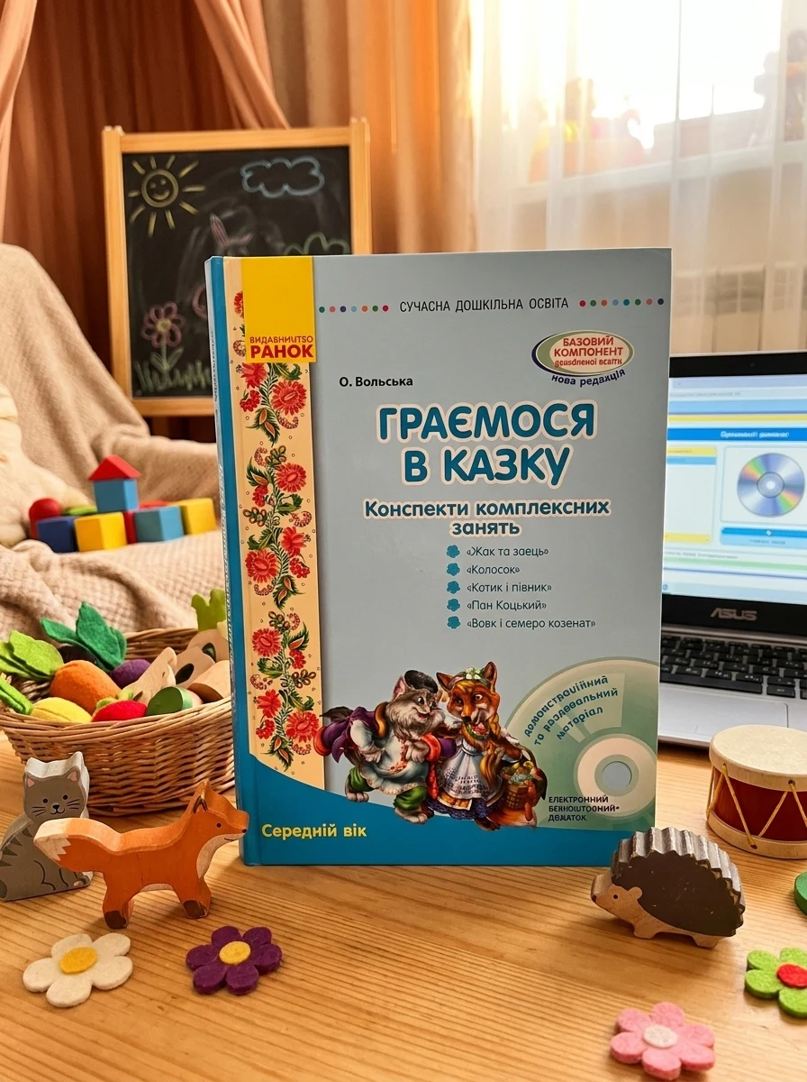 Сучасна дошкільна освіта. Граємося в казку. Конспекти комплексних занять. Середній вік + CD-Диск — Дім, сім'я, релігія