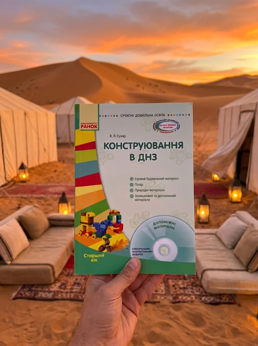 Сучасна дошкільна освіта. Конструювання в ДНЗ. Старший вік + CD диск — Вікторія Сухар, обкладинка
