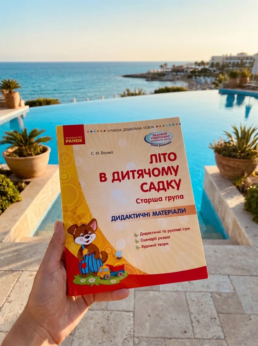 Сучасна дошкільна освіта. Літо в дитячому садку. Старша група. Дидактичні матеріали — Світлана Ванжа, обкладинка