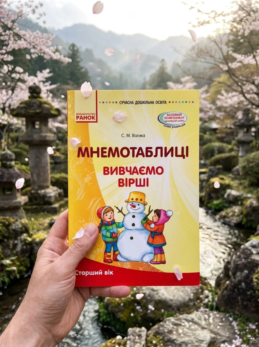Сучасна дошкільна освіта. Мнемотехніка. Вивчення віршів. Старший вік — Світлана Ванжа, обкладинка