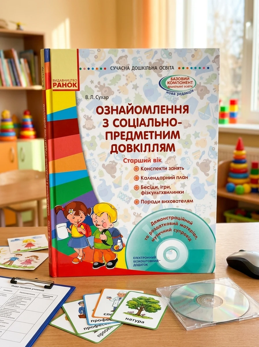 Сучасна дошкільна освіта. Ознайомлення з соціально-предметним довкіллям. Старший вік (+CD) — Наука та психологія