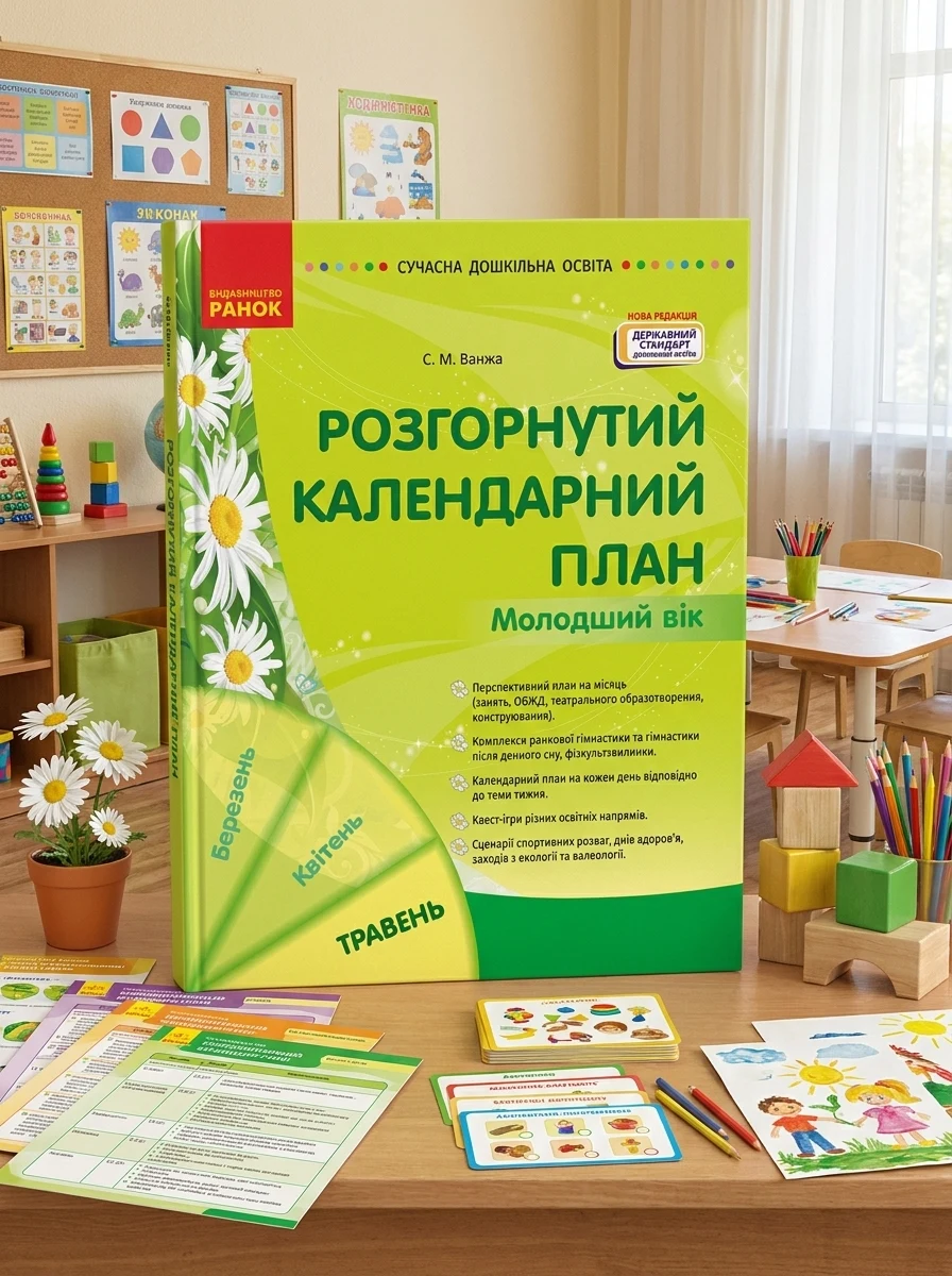 Сучасна дошкільна освіта. Розгорнутий календарний план. Травень. Молодший вік