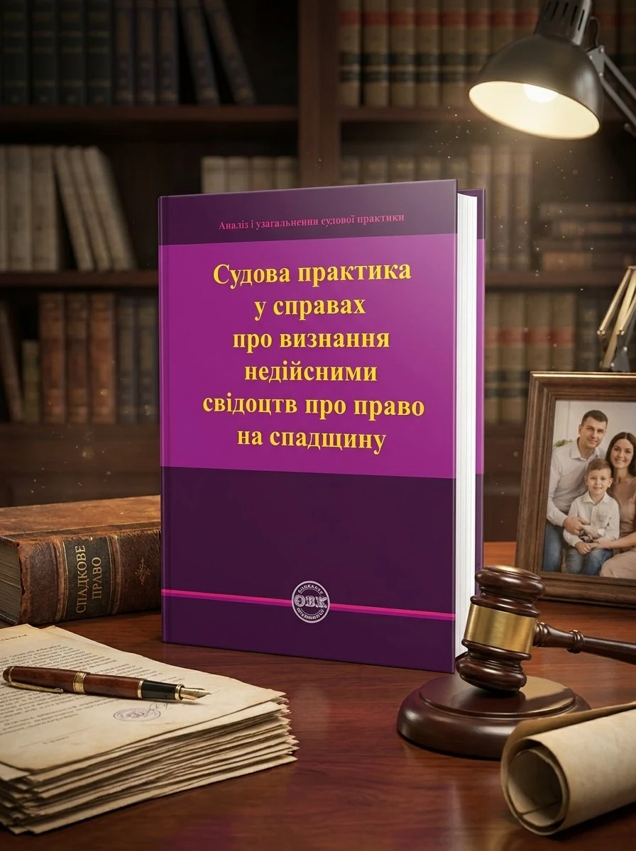Судова практика у справах про визнання недійсними свідоцтв про право на спадщину — Оксана Коротюк, обкладинка
