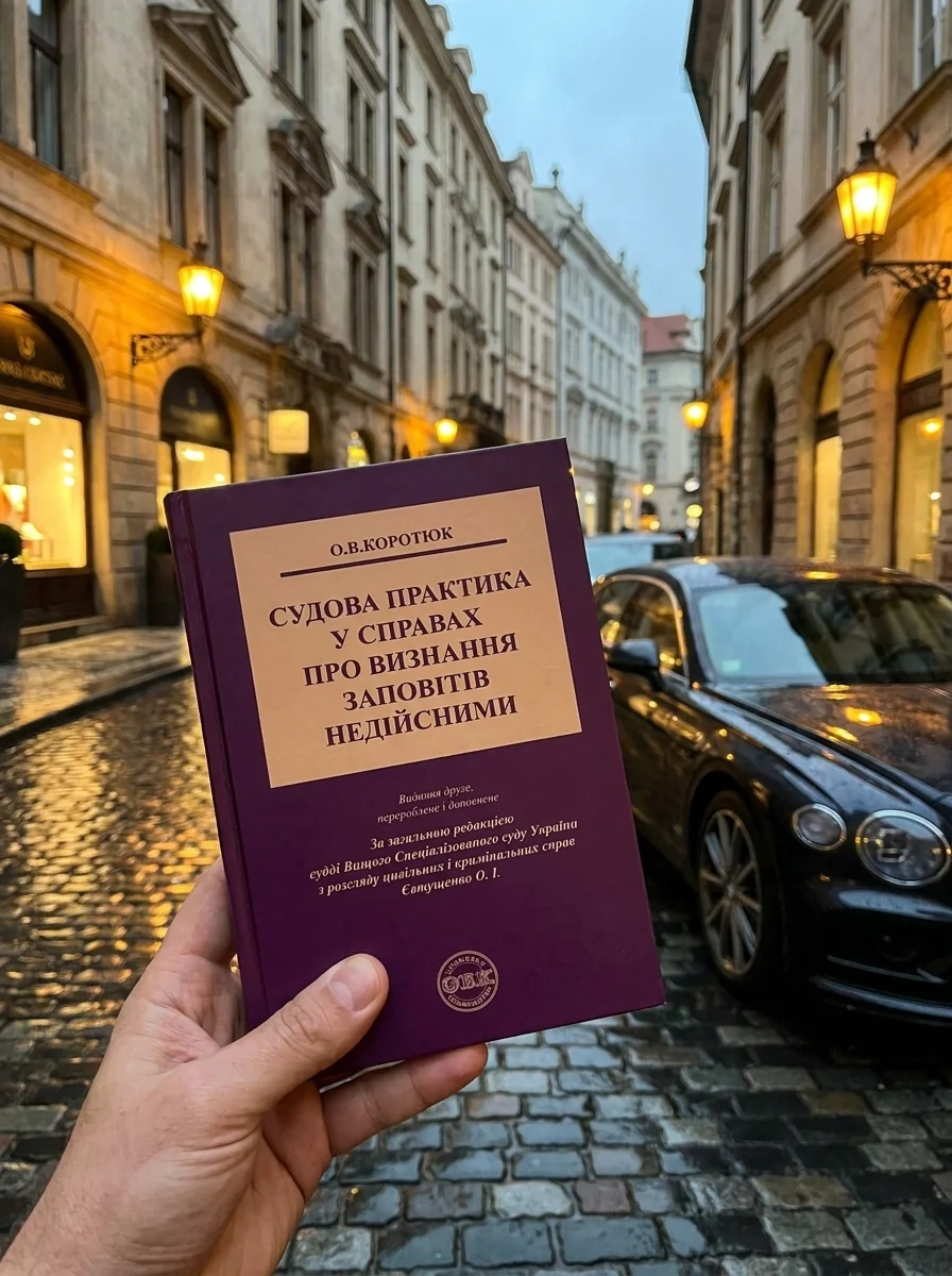 Судова практика у справах про визнання заповітів недійсними — Оксана Коротюк, обкладинка