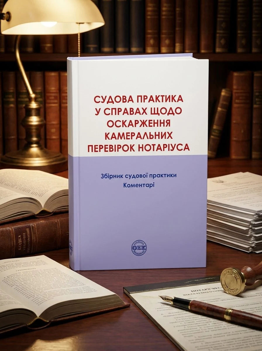 Судова практика у справах щодо оскарження камеральних перевірок нотаріуса. Збірник судової практики, коментарі — Оксана Коротюк, обкладинка