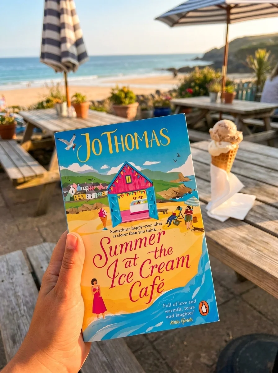 Summer at the Ice Cream Café — Джо Томас, обкладинка
