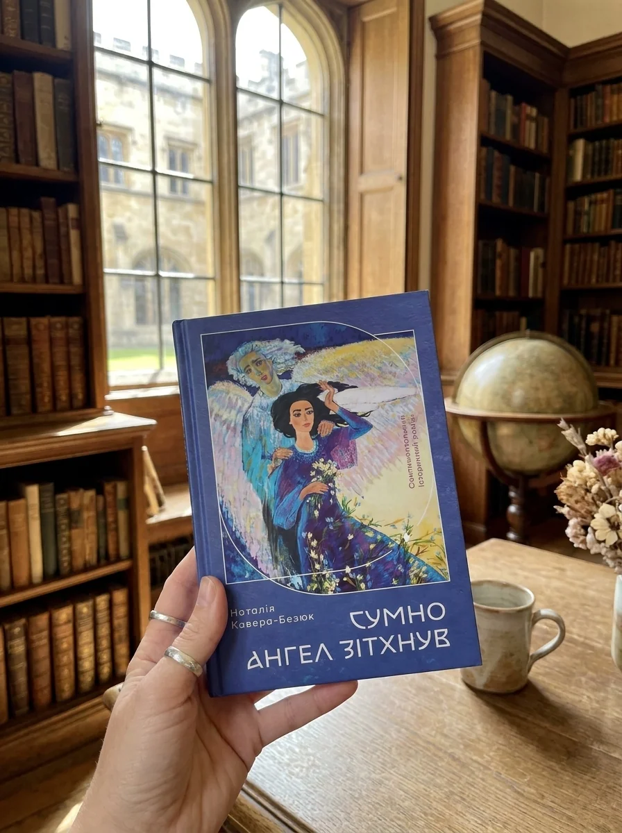 Сумно ангел зітхнув — Наталія Кавера-Безюк, обкладинка