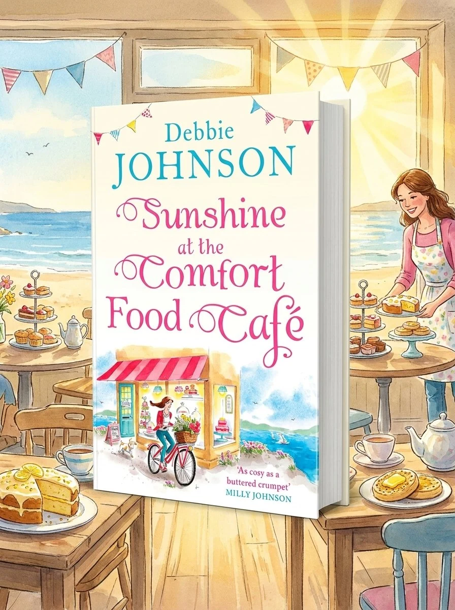 Sunshine at the Comfort Food Cafe — Деббі Джонсон, обкладинка