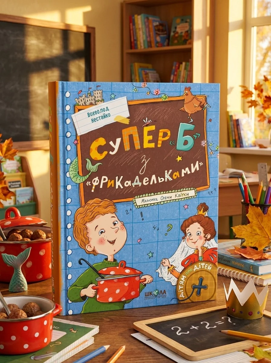 Супер «Б» з «фрикадельками» — Нестайко Всеволод, обкладинка