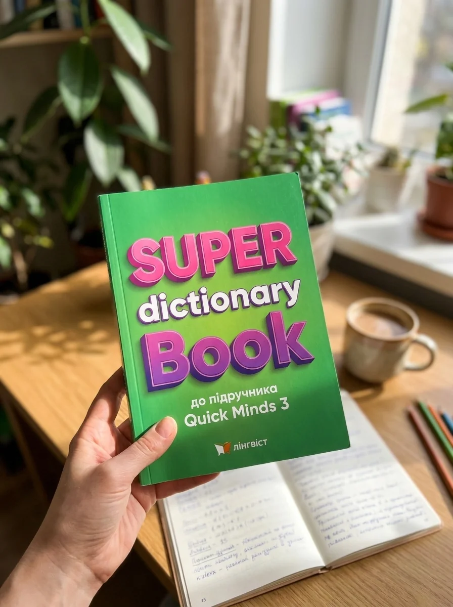 Super Dictionary Book 3 Quick Minds, обкладинка