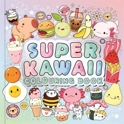 Super Kawaii Colouring Book,
